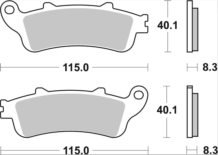 BREMBO BRAKE PAD LA SINT FR 07HO42LA
