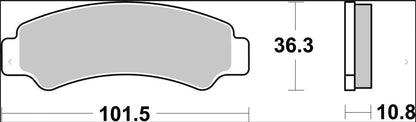 BREMBO BRAKE PAD SINTER SD OFFROAD 07KS08SD