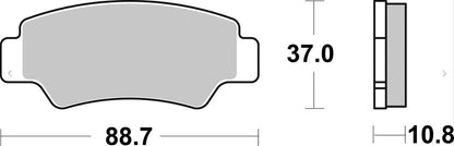 BREMBO BRAKE PAD SINTER SD OFFROAD 07KS09SD