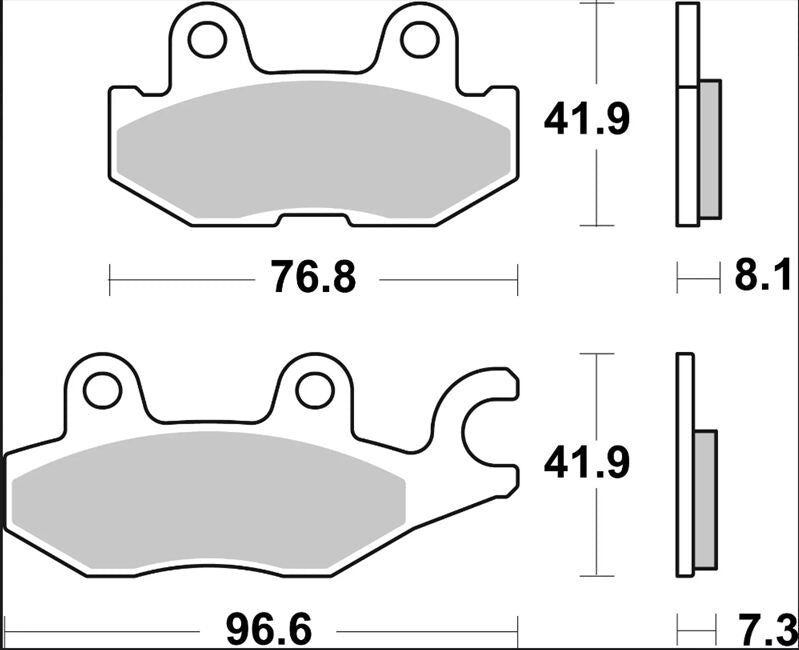 BREMBO BRAKE PAD SINTER SD OFFROAD 07YA57SD