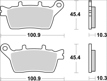 BREMBO BRAKE PAD SP SINT RR 07YA60SP