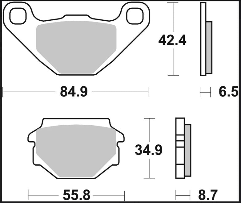 BREMBO BRAKE PAD GENUINE CARBON CERAMIC 07015