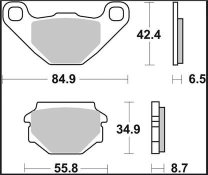 BREMBO BRAKE PAD GENUINE CARBON CERAMIC 07015
