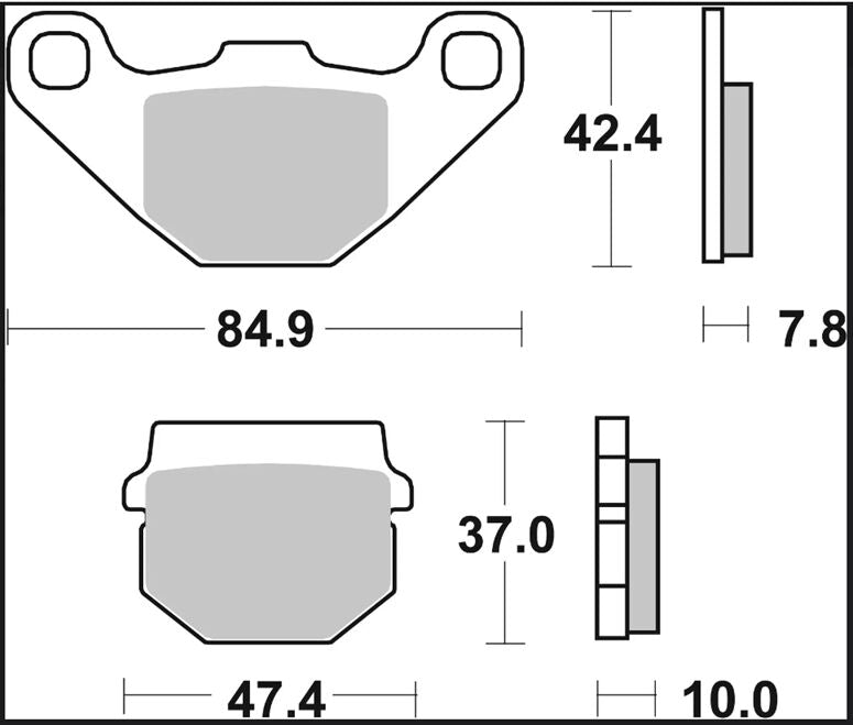 BREMBO BRAKE PAD GENUINE CARBON CERAMIC 07026