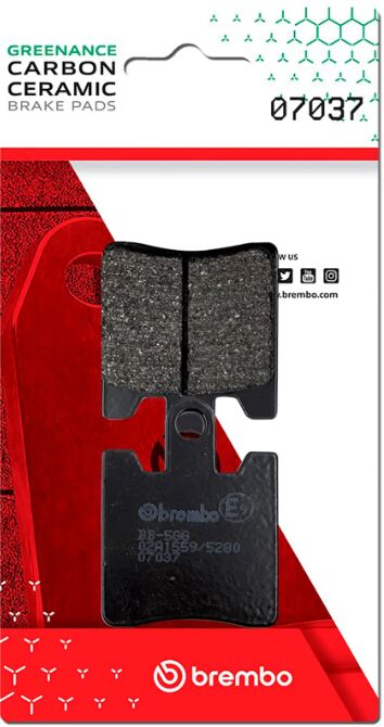 BREMBO BRAKE PAD GENUINE CARBON CERAMIC 07037