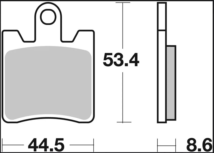 BREMBO BRAKE PAD GENUINE CARBON CERAMIC 07037
