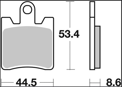 BREMBO BRAKE PAD GENUINE CARBON CERAMIC 07037