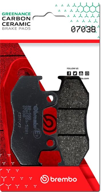BREMBO BRAKE PAD GENUINE CARBON CERAMIC 07038