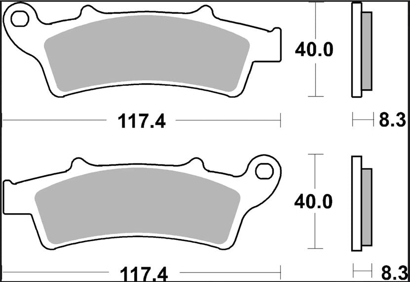 BREMBO BRAKE PAD GENUINE CARBON CERAMIC 07045