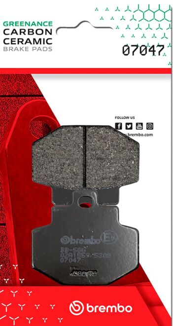 BREMBO BRAKE PAD GENUINE CARBON CERAMIC 07047