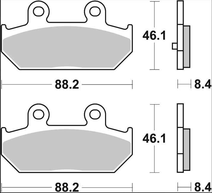 BREMBO BRAKE PAD GENUINE CARBON CERAMIC 07058