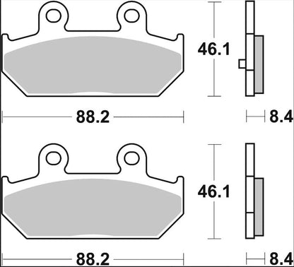 BREMBO BRAKE PAD GENUINE CARBON CERAMIC 07058