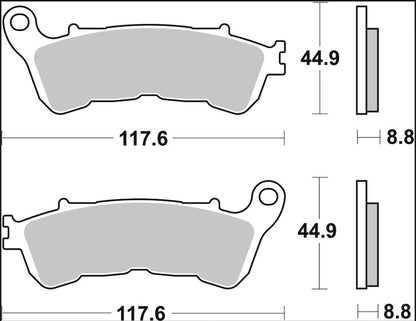 BREMBO BRAKE PAD GENUINE CARBON CERAMIC 07063