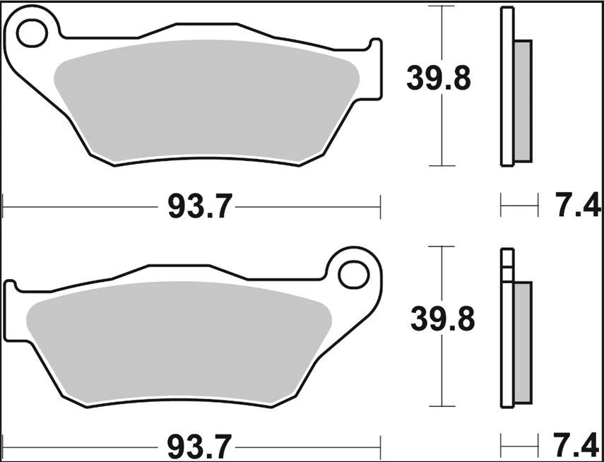BREMBO BRAKE PAD GENUINE CARBON CERAMIC 07065