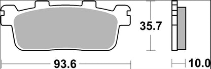 BREMBO BRAKE PAD GENUINE CARBON CERAMIC 07069