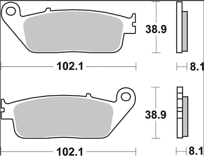 BREMBO BRAKE PAD GENUINE CARBON CERAMIC 07074