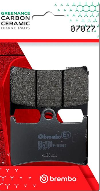 BREMBO BRAKE PAD GENUINE CARBON CERAMIC 07077