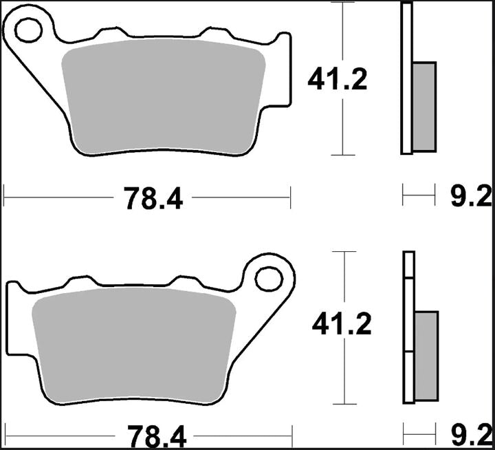 BREMBO BRAKE PAD GENUINE CARBON CERAMIC 07082