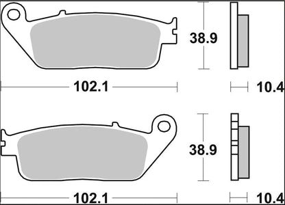 BREMBO BRAKE PAD GENUINE CARBON CERAMIC 07096