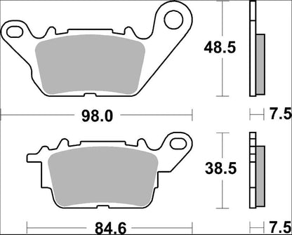 BREMBO BRAKE PAD GENUINE CARBON CERAMIC 07113