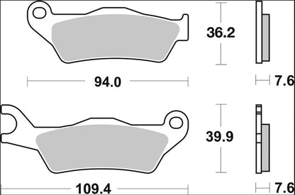 BREMBO BRAKE PAD GENUINE CARBON CERAMIC 07120