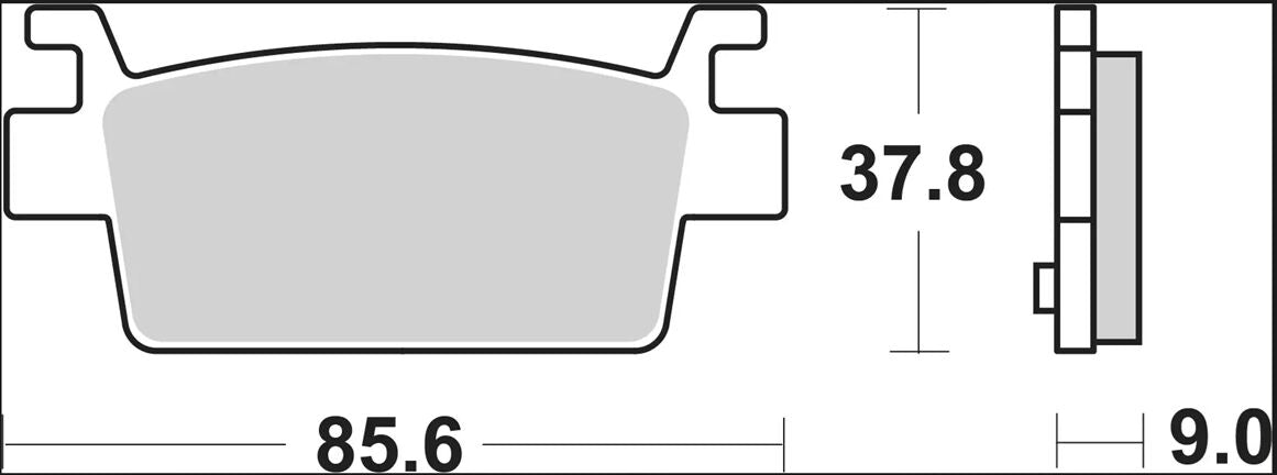 BREMBO BRAKE PAD GENUINE CARBON CERAMIC 07121