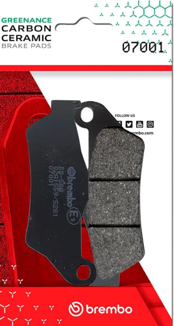 BREMBO BRAKE PAD GENUINE CARBON CERAMIC 07001