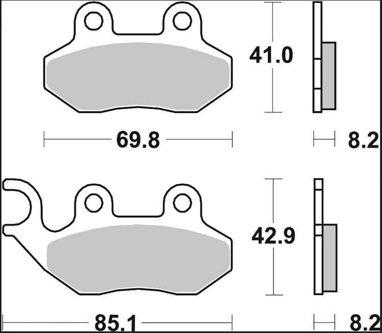 BREMBO BRAKE PAD GENUINE CARBON CERAMIC 07005