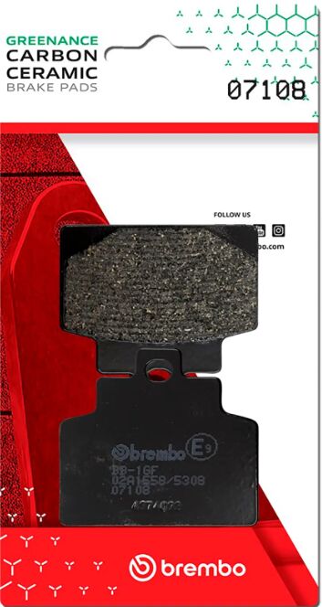 BREMBO BRAKE PAD GENUINE CARBON CERAMIC 07108