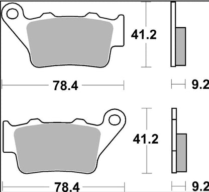 BREMBO BRAKE PAD CC CARBON CERAMIC 07BB02CC