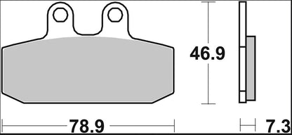 BREMBO BRAKE PAD CC CARBON CERAMIC 07GR13CC