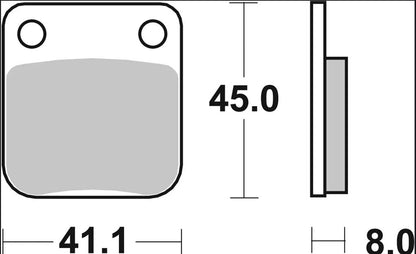 BREMBO BRAKE PAD CC CARBON CERAMIC 07HO0906