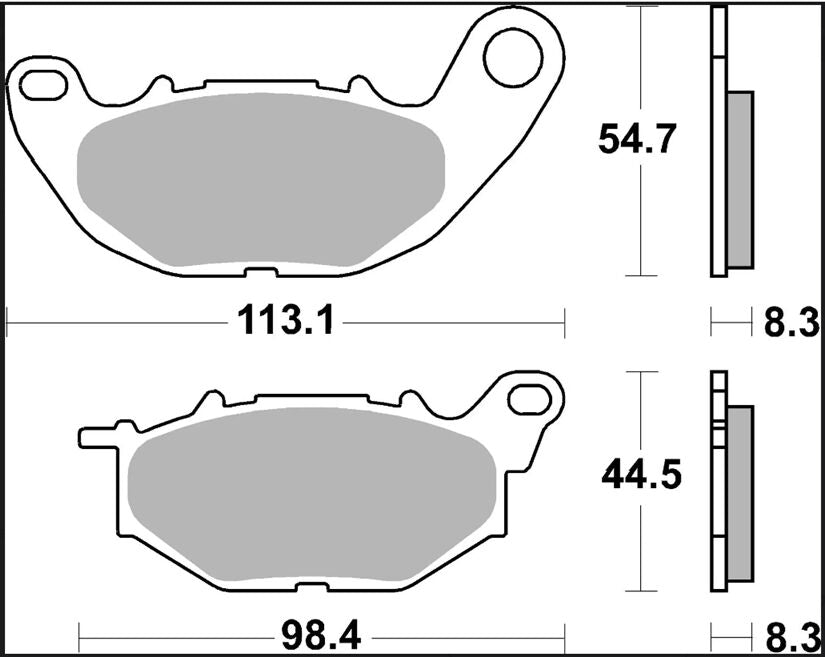 BREMBO BRAKE PAD CC CARBON CERAMIC 07YA52CC