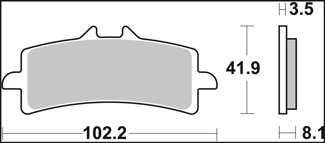 BREMBO BRAKE PAD CARBON CERAMIC RACING 07BB37RC