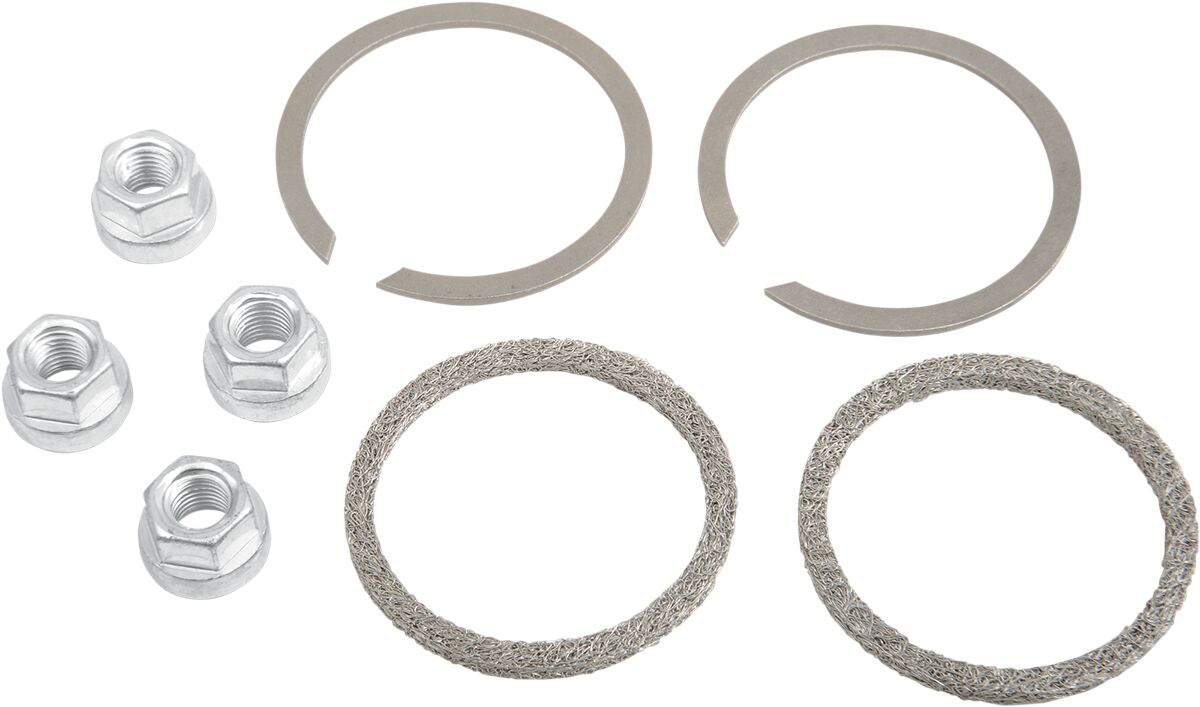 JAMES GASKET GASKET KIT EXHAUST MOUNTING WITH KNITTED WIRE GASKETS & FLANGE NUTS JGI-65324-83-KW2