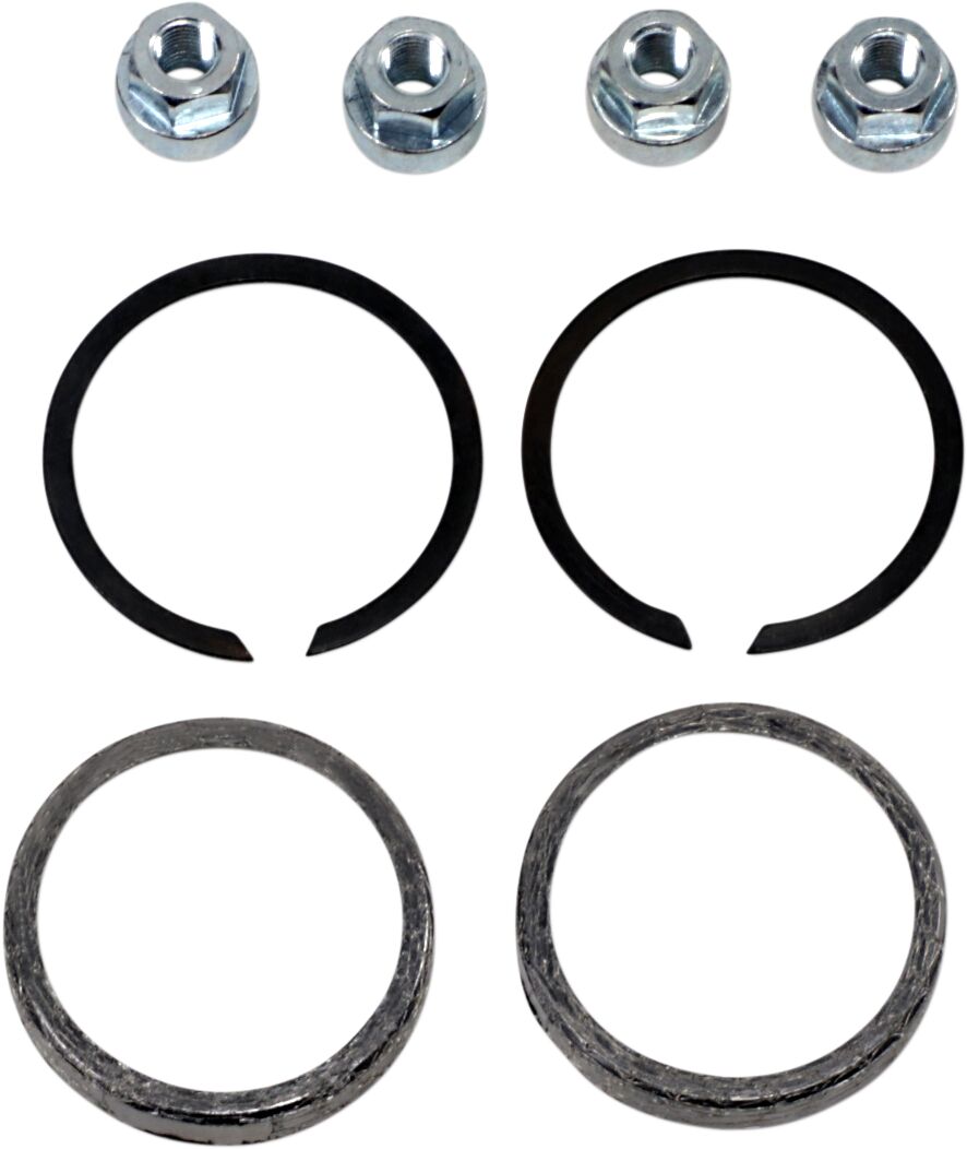 JAMES GASKET GASKET KIT EXHAUST MOUNTING WITH GRAPHITE/KNITTED WIRE GASKETS & FLANGE NUTS JGI-65324-83-KWG2