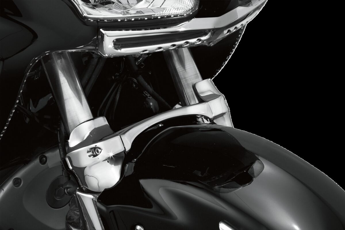 KURYAKYN FORK BRACE GEN2 WITH DUST COVER CHROME KUR7339