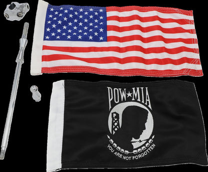 KURYAKYN FLAG MOUNT KIT VERTICAL W/FLAG KUR4254