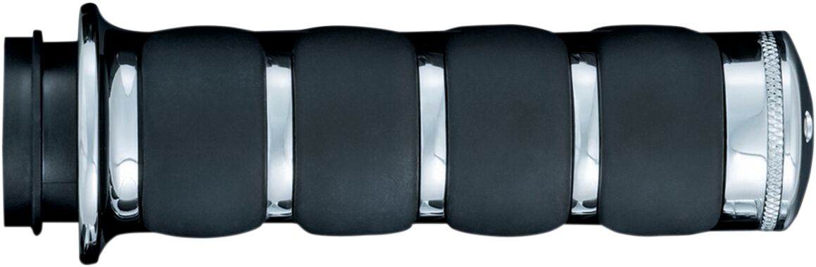KURYAKYN ISO-GRIPS FOR ELECTRONIC THROTTLE CHROME KUR6227