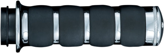 KURYAKYN ISO-Grips for Electronic Throttle Chrome KUR6227