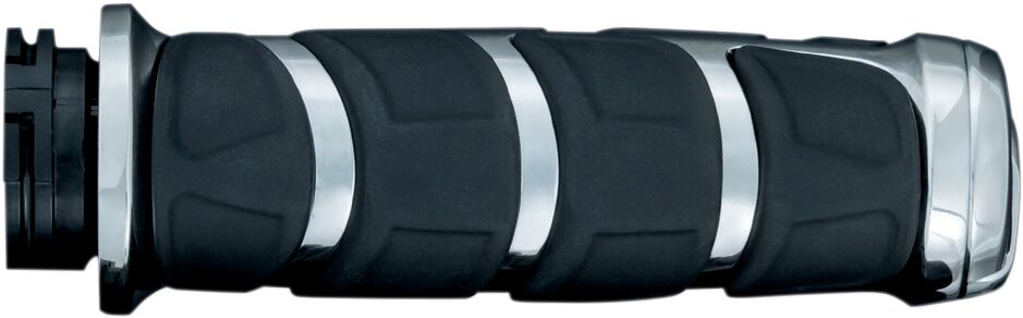 KURYAKYN GRIPS KINETIC FOR DUAL CABLE THROTTLE CHROME KUR6350