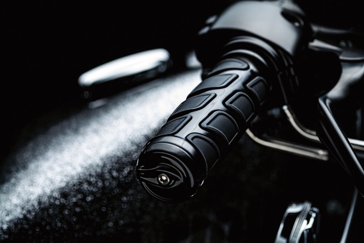 KURYAKYN GRIPS KINETIC FOR DUAL CABLE THROTTLE BLACK KUR6351