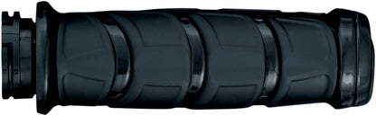 KURYAKYN GRIPS KINETIC FOR DUAL CABLE THROTTLE BLACK KUR6351