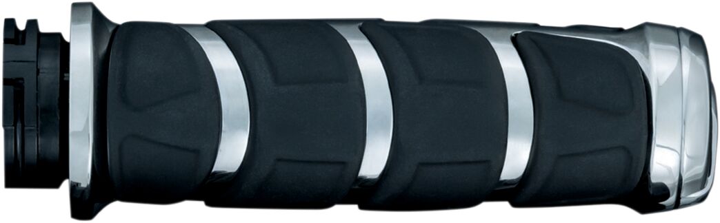 KURYAKYN GRIPS KINETIC FOR ELECTRONIC THROTTLE CHROME KUR6352