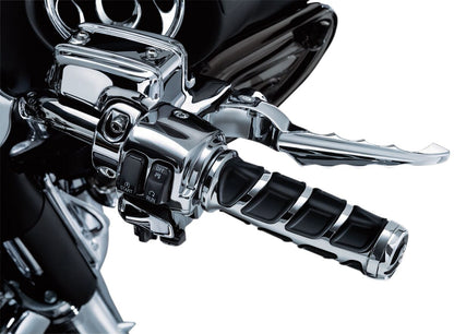 KURYAKYN GRIPS KINETIC FOR ELECTRONIC THROTTLE CHROME KUR6352