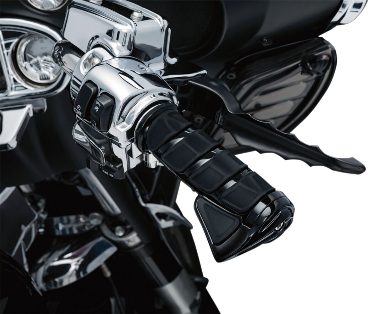 KURYAKYN GRIPS KINETIC FOR ELECTRONIC THROTTLE BLACK KUR6353