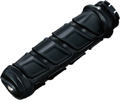 KURYAKYN GRIPS KINETIC FOR KAWASAKI SUZUKI VICTORY & YAMAHA BLACK KUR6376