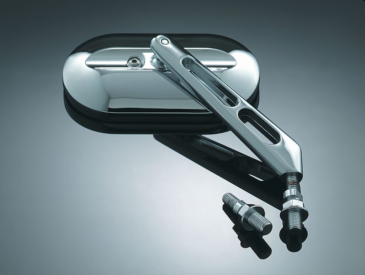 KURYAKYN MIRROR ADAPTERS METRIC CHROME KUR1411