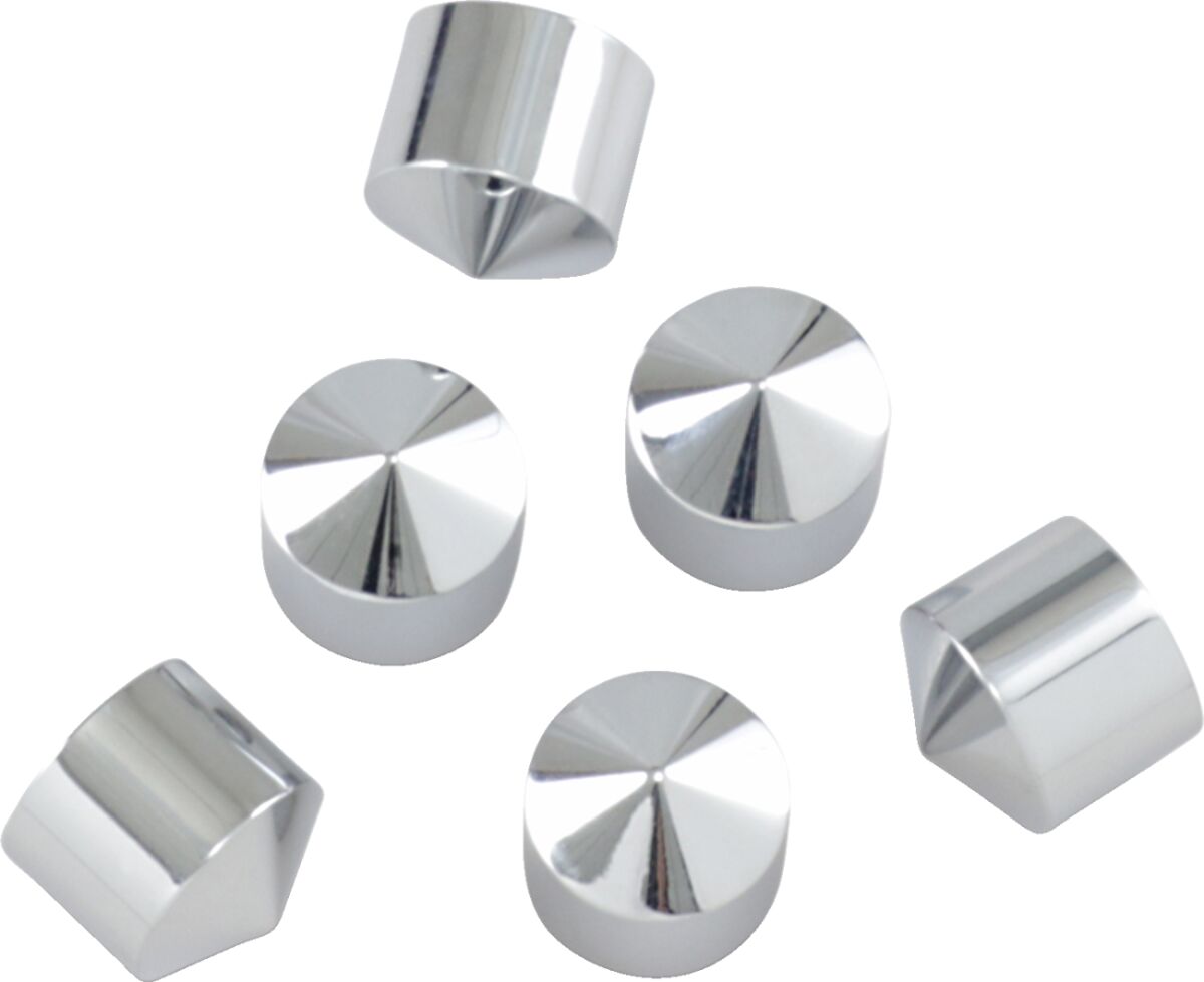 KURYAKYN ROCKER BOX BOLT COVERS CHROME KUR8693