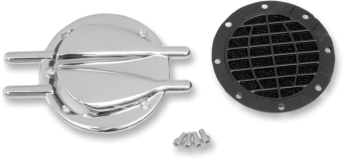 KURYAKYN STINGER VENTED TRAP DOOR FOR HYPERCHARGERS CHROME KUR8498